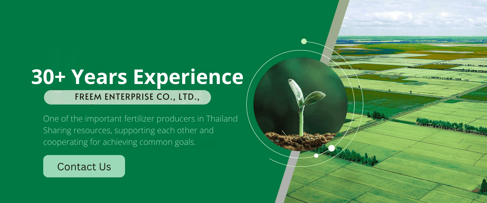 30+ years experience in fertilizer production